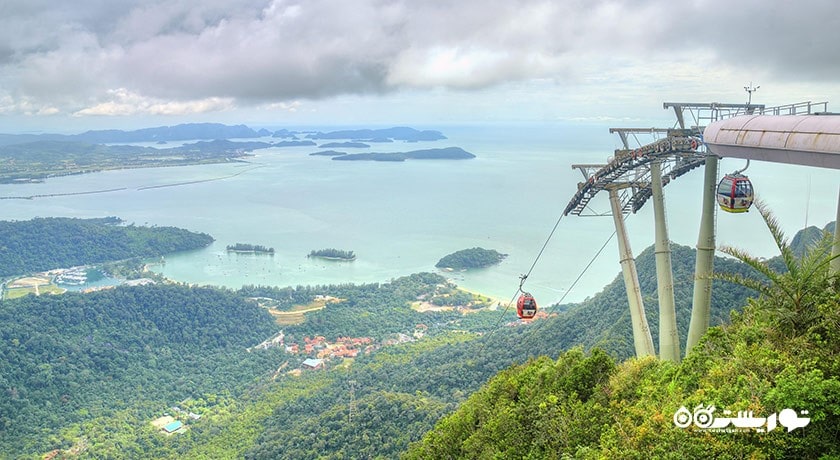 سرگرمی تله کابین لنکاوی شهر مالزی کشور لنکاوی
