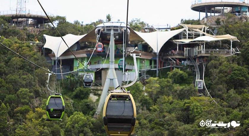 سرگرمی تله کابین لنکاوی شهر مالزی کشور لنکاوی