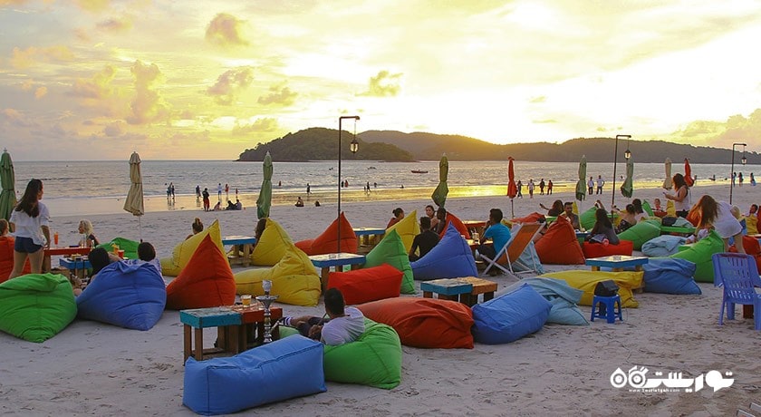 سرگرمی ساحل پانتای چنانگ شهر مالزی کشور لنکاوی