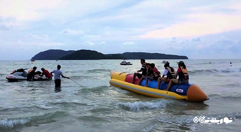 سرگرمی ساحل پانتای چنانگ شهر مالزی کشور لنکاوی