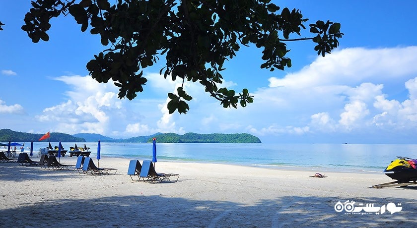 سرگرمی ساحل پانتای چنانگ شهر مالزی کشور لنکاوی