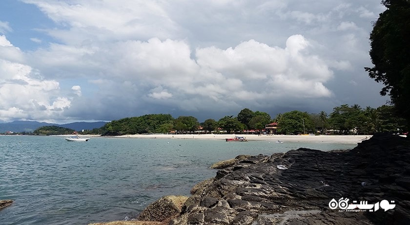 سرگرمی ساحل پانتای تنگا شهر مالزی کشور لنکاوی