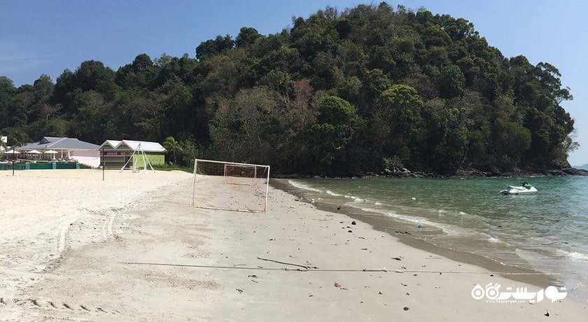 سرگرمی ساحل پانتای تنگا شهر مالزی کشور لنکاوی