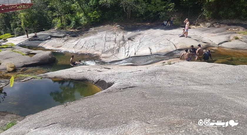  آبشارهای تلاگا توجو شهر مالزی کشور لنکاوی