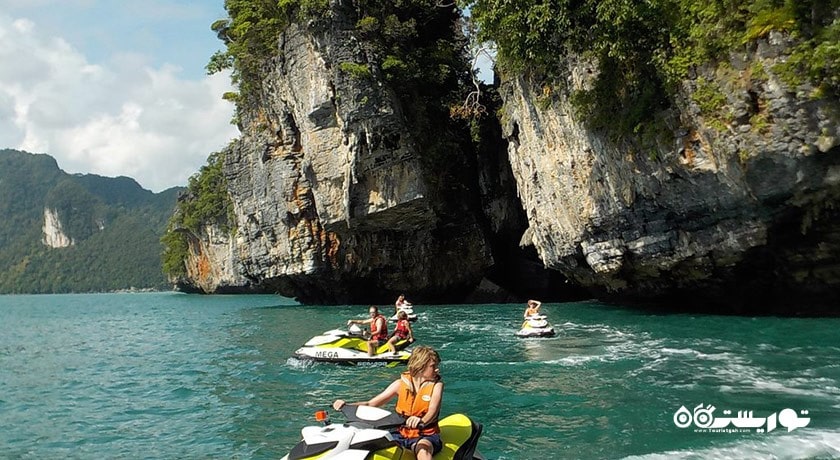 سرگرمی جت اسکی در لنکاوی شهر مالزی کشور لنکاوی