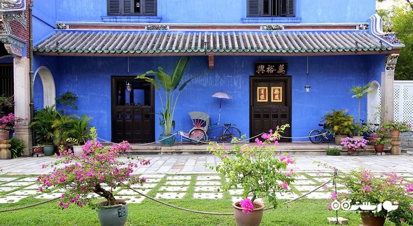  عمارت آبی شهر مالزی کشور پنانگ