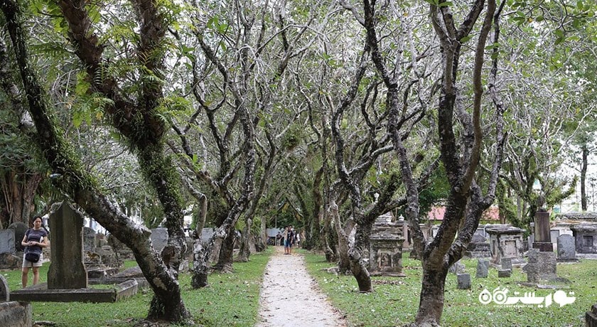  گورستان پروتستان شهر مالزی کشور پنانگ