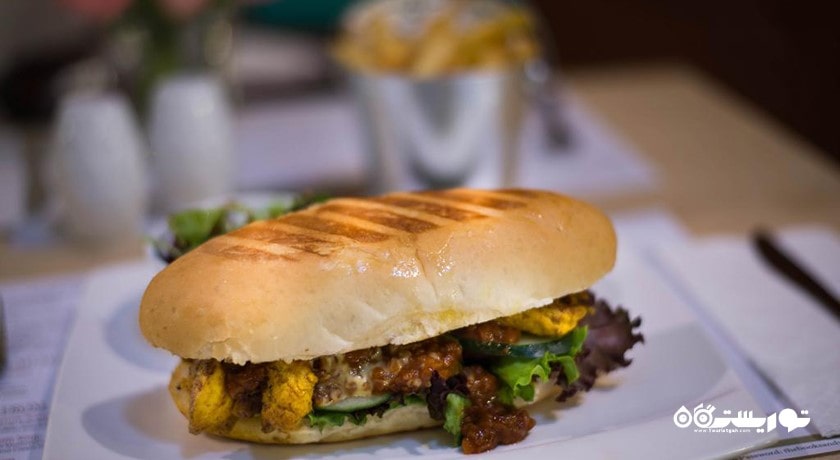 رستوران کافه د بوک ساندویچ شهر پنانگ 