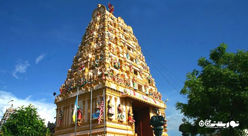  معبد آرولمیگو کاروماریامان شهر مالزی کشور پنانگ