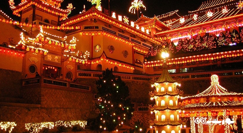  معبد کک لوک سی شهر مالزی کشور پنانگ