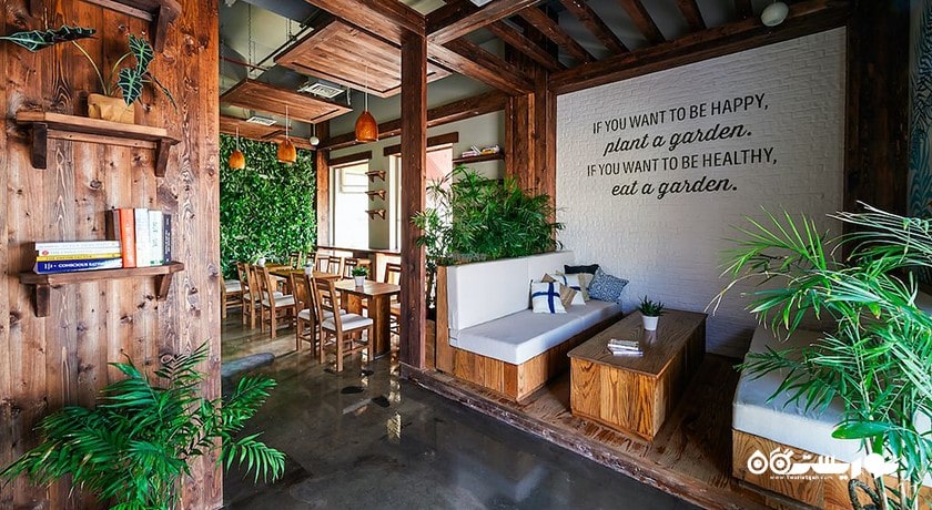 رستوران کافه اورگرین ارگانیکس شهر دوحه 