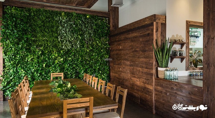 رستوران کافه اورگرین ارگانیکس شهر دوحه 