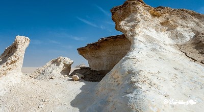 پیاده روی در تشکیلات صخره ای راس ابروق -  شهر دوحه