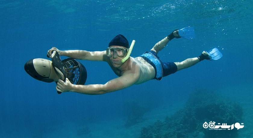 سرگرمی غواصی بدون تجهیزات در دوحه شهر قطر کشور دوحه