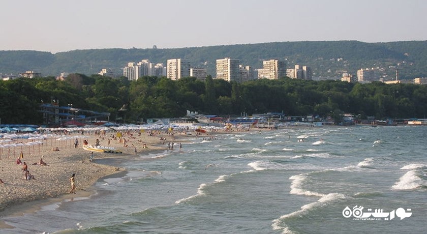سرگرمی ساحل مرکزی، کوچه ساحلی شهر بلغارستان کشور وارنا