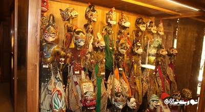  خانه ماسک و عروسک های ستیا دارما شهر اندونزی کشور بالی
