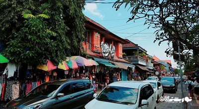 مرکز خرید بازار هنر اوبود شهر اندونزی کشور بالی