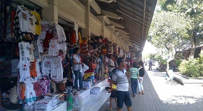 مرکز خرید بازار هنر گووانگ شهر اندونزی کشور بالی