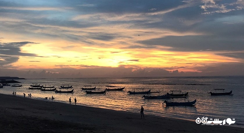 سرگرمی ساحل کوتا شهر اندونزی کشور بالی
