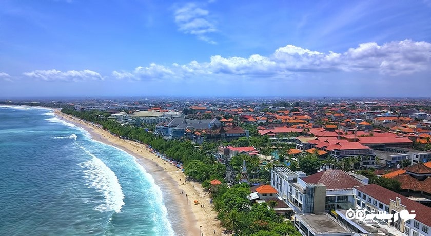 سرگرمی ساحل کوتا شهر اندونزی کشور بالی