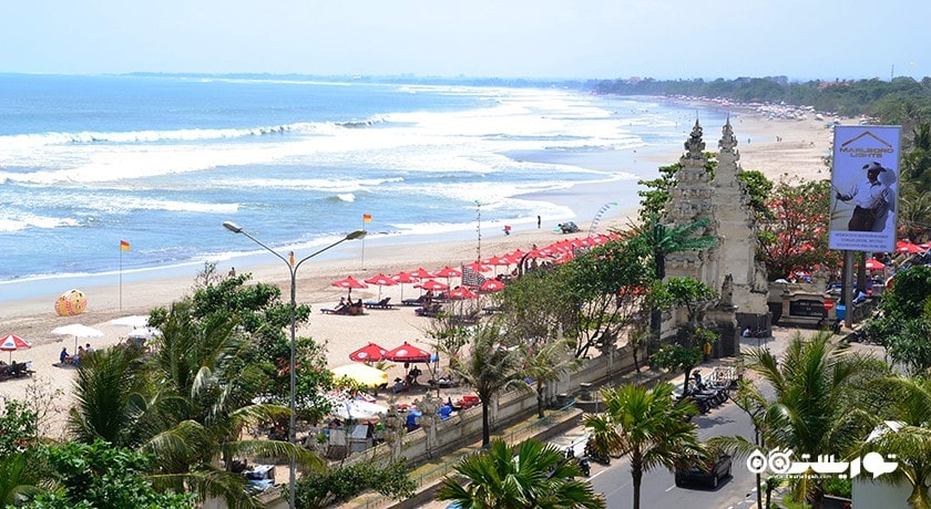 سرگرمی ساحل کوتا شهر اندونزی کشور بالی