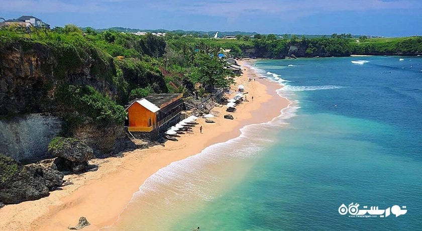 سرگرمی ساحل بالانگان شهر اندونزی کشور بالی