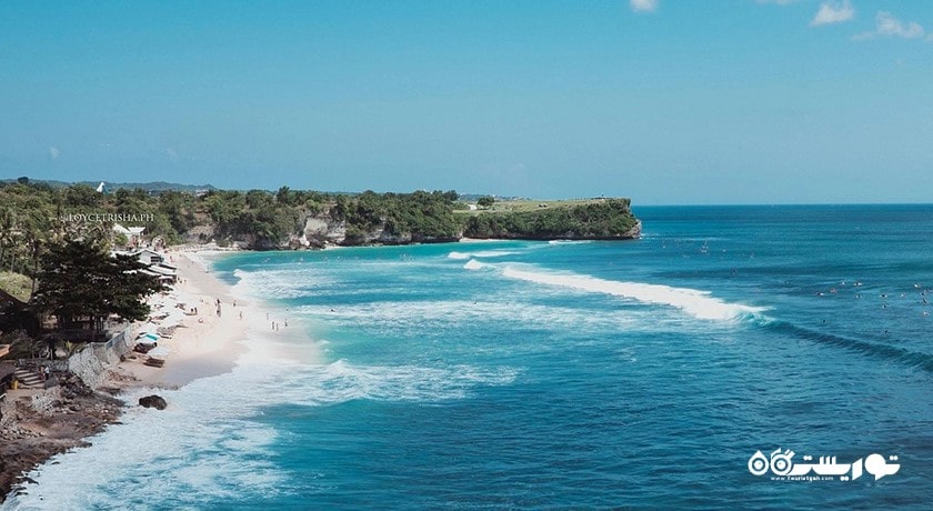 سرگرمی ساحل بالانگان شهر اندونزی کشور بالی