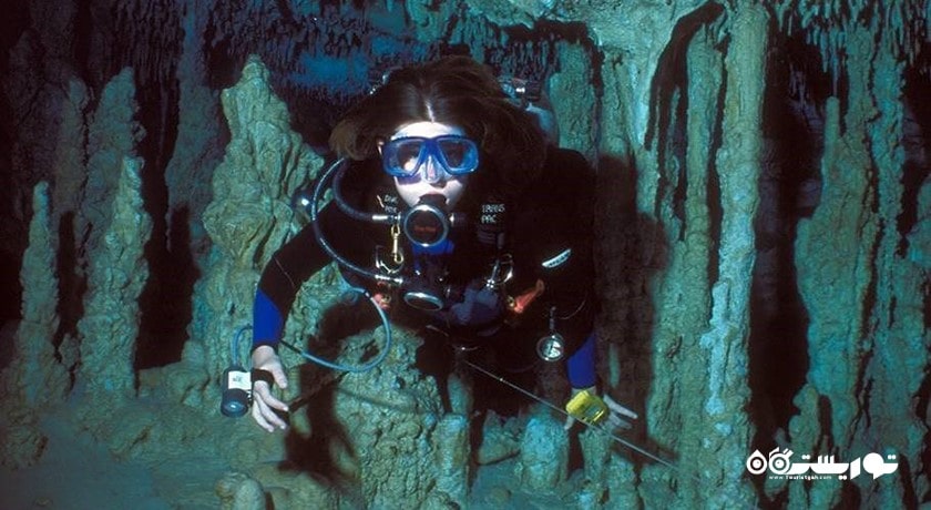 غواصی درون غار در بالی -  شهر بالی