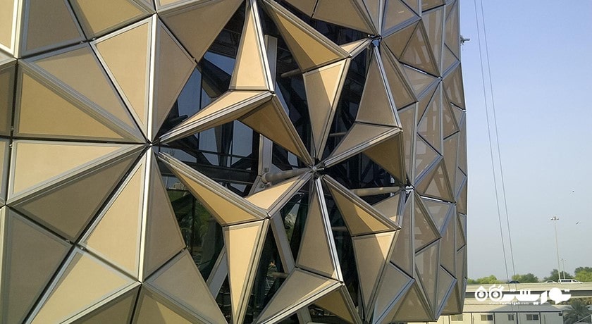  برج های البهار شهر امارات متحده عربی کشور ابوظبی