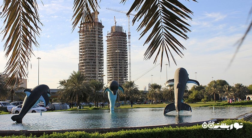  برج های البهار شهر امارات متحده عربی کشور ابوظبی
