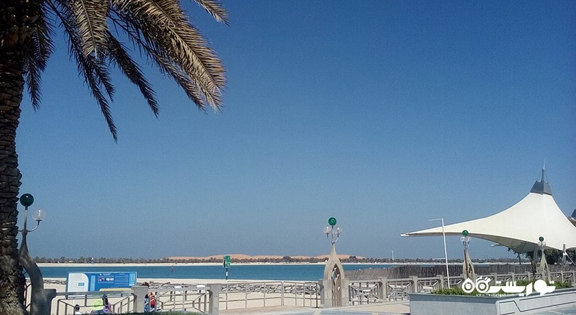 سرگرمی ساحل کورنیش شهر امارات متحده عربی کشور ابوظبی