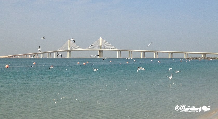 سرگرمی ساحل البطین شهر امارات متحده عربی کشور ابوظبی