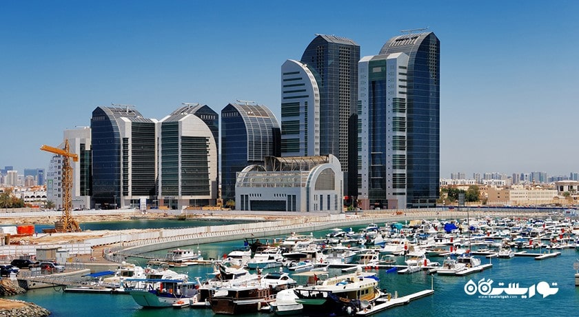 سرگرمی ساحل البطین شهر امارات متحده عربی کشور ابوظبی