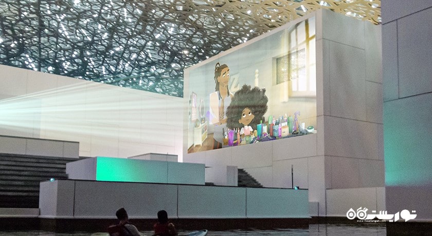  لوور ابوظبی شهر امارات متحده عربی کشور ابوظبی