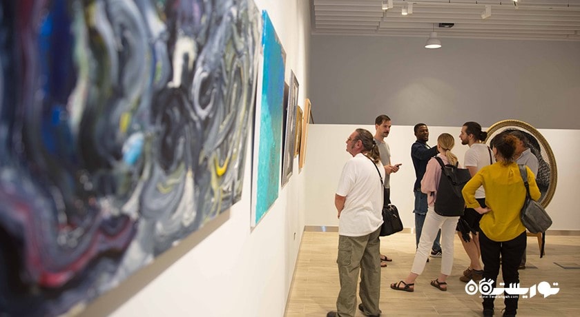  قطب هنری ابوظبی شهر امارات متحده عربی کشور ابوظبی