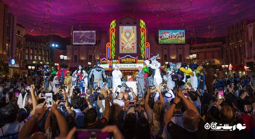 سرگرمی دنیای برادران وارنر شهر امارات متحده عربی کشور ابوظبی