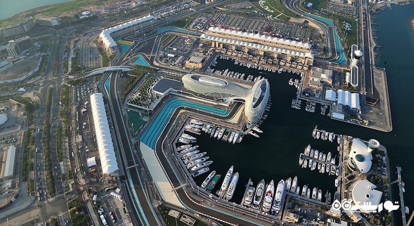 سرگرمی پیست یاس مارینا شهر امارات متحده عربی کشور ابوظبی