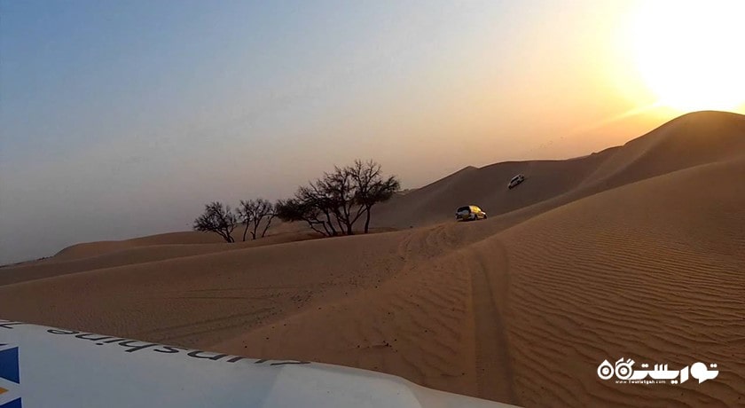 سرگرمی سافاری صحرایی ابوظبی شهر امارات متحده عربی کشور ابوظبی