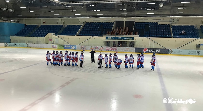 سرگرمی پیست یخی ابوظبی شهر امارات متحده عربی کشور ابوظبی