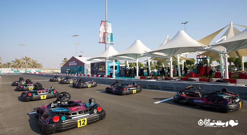 سرگرمی یاس کارتینگ شهر امارات متحده عربی کشور ابوظبی