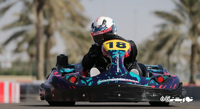 سرگرمی یاس کارتینگ شهر امارات متحده عربی کشور ابوظبی