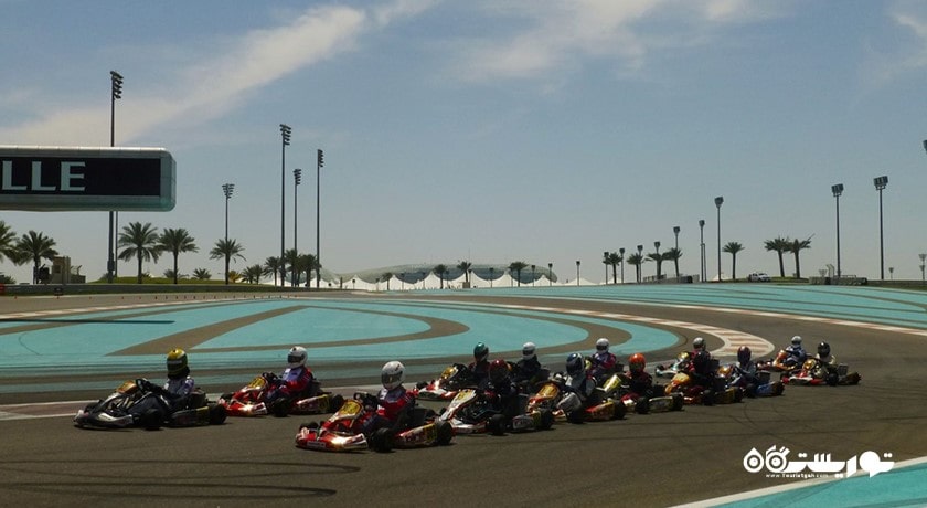 سرگرمی یاس کارتینگ شهر امارات متحده عربی کشور ابوظبی