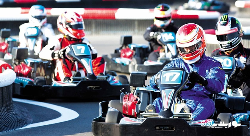 سرگرمی یاس کارتینگ شهر امارات متحده عربی کشور ابوظبی