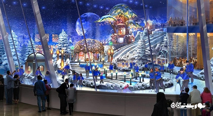 سرگرمی پارک برفی ابوظبی شهر امارات متحده عربی کشور ابوظبی