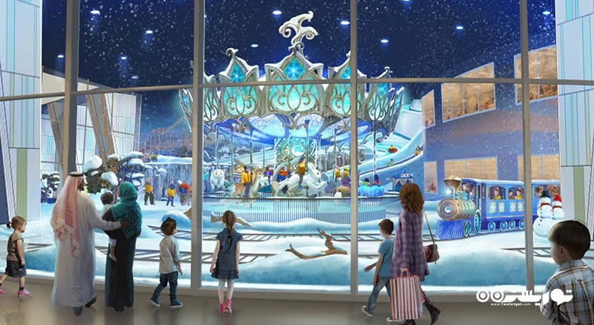 سرگرمی پارک برفی ابوظبی شهر امارات متحده عربی کشور ابوظبی