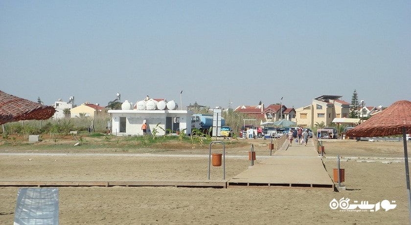 سرگرمی ساحل گلاپسیدس شهر قبرس شمالی کشور نیکوزیای شمالی