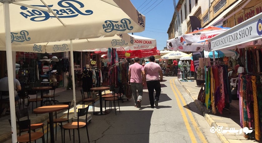 مرکز خرید بازار آراستا شهر قبرس شمالی کشور نیکوزیای شمالی