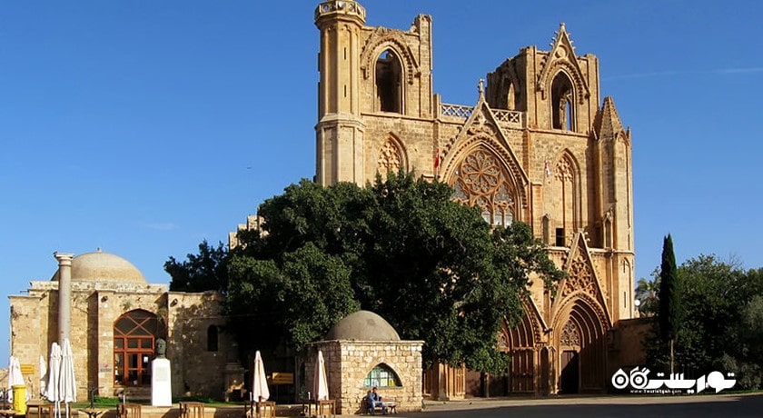  مسجد لالا مصطفی پاشا شهر قبرس شمالی کشور نیکوزیای شمالی