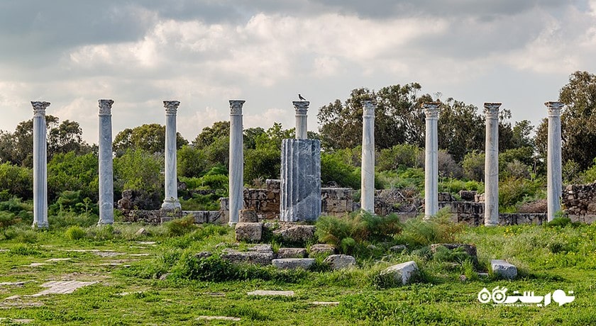  شهر باستانی سالامیس شهر قبرس شمالی کشور نیکوزیای شمالی