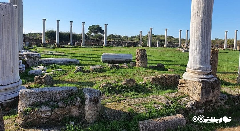  شهر باستانی سالامیس شهر قبرس شمالی کشور نیکوزیای شمالی